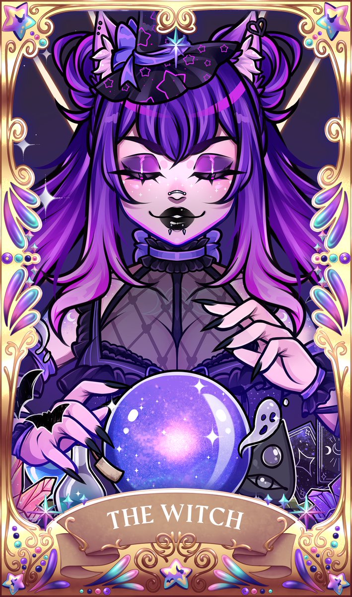 LillianaQuinn_'s tweet photo. Welp, I guess the cats out of the bag... literally.

Your High Priestess is the WITCH of @StarlightRevo 

It's been so hard keeping this a secret from you all and I am so happy I get to be a part of this amazing team! Please make sure to go check out the other members as well, and I hope you'll cheer us on in the future!