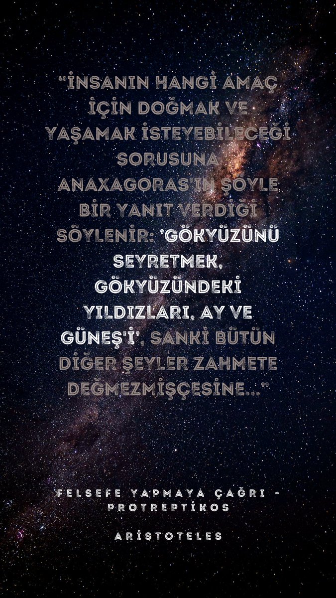 fsdister's tweet photo. Felsefe Yapmaya Çağrı - Protreptikos
Aristoteles https://t.co/gwBF9v3QRc