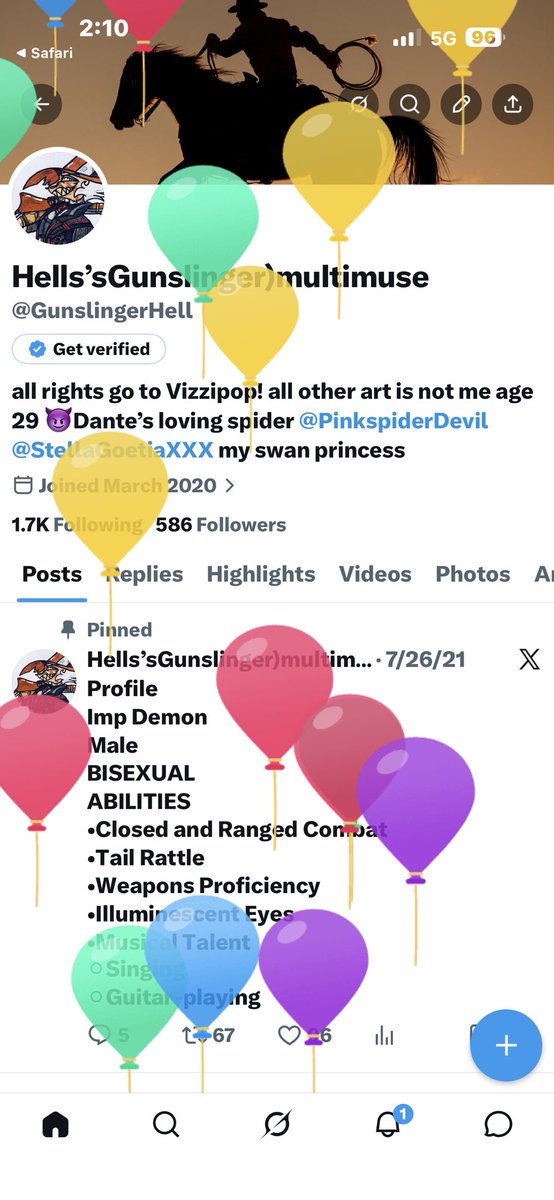 Hells’sGunslinger)multimuse tweet media