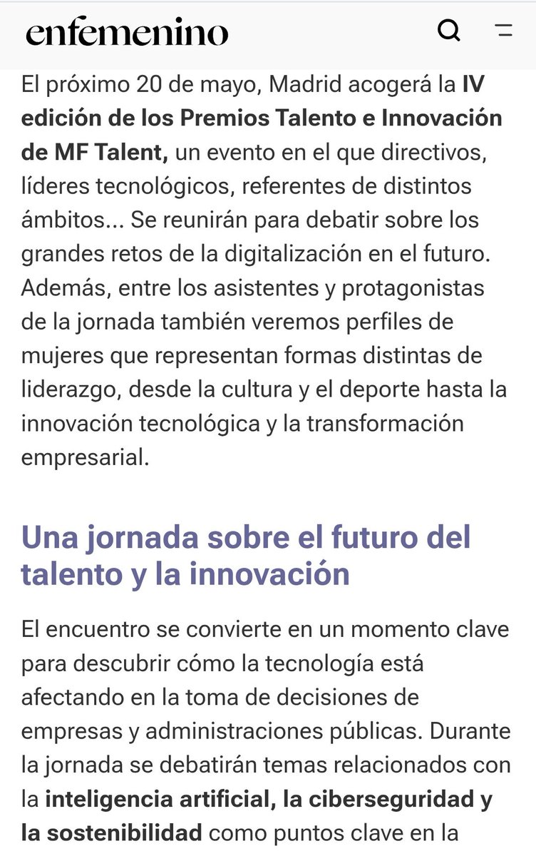 Mercedes Fernández Ortiz & MF TALENT tweet media