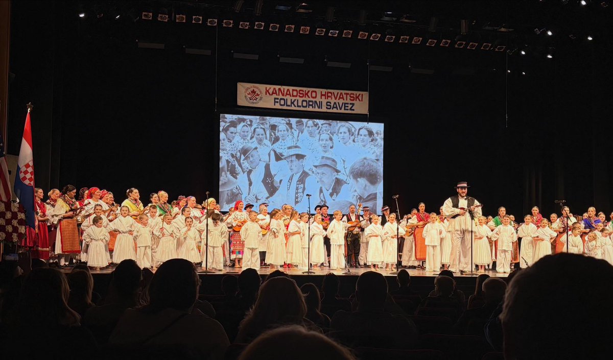 AndreaHorwath's tweet photo. #HamOnt It was wonderful to attend the 52nd Annual Canadian Croatian Folklore Festival East, celebrating the 50th anniversary of Folklorni Ansambl Hrvatsko Selo, župe Svetog Križa.

For 50 years, this incredible organization has preserved and shared Croatian culture through music, dance, and tradition, bringing generations together in celebration of their heritage.

Congratulations to all the organizers, performers, volunteers, and families who continue to keep these traditions thriving.