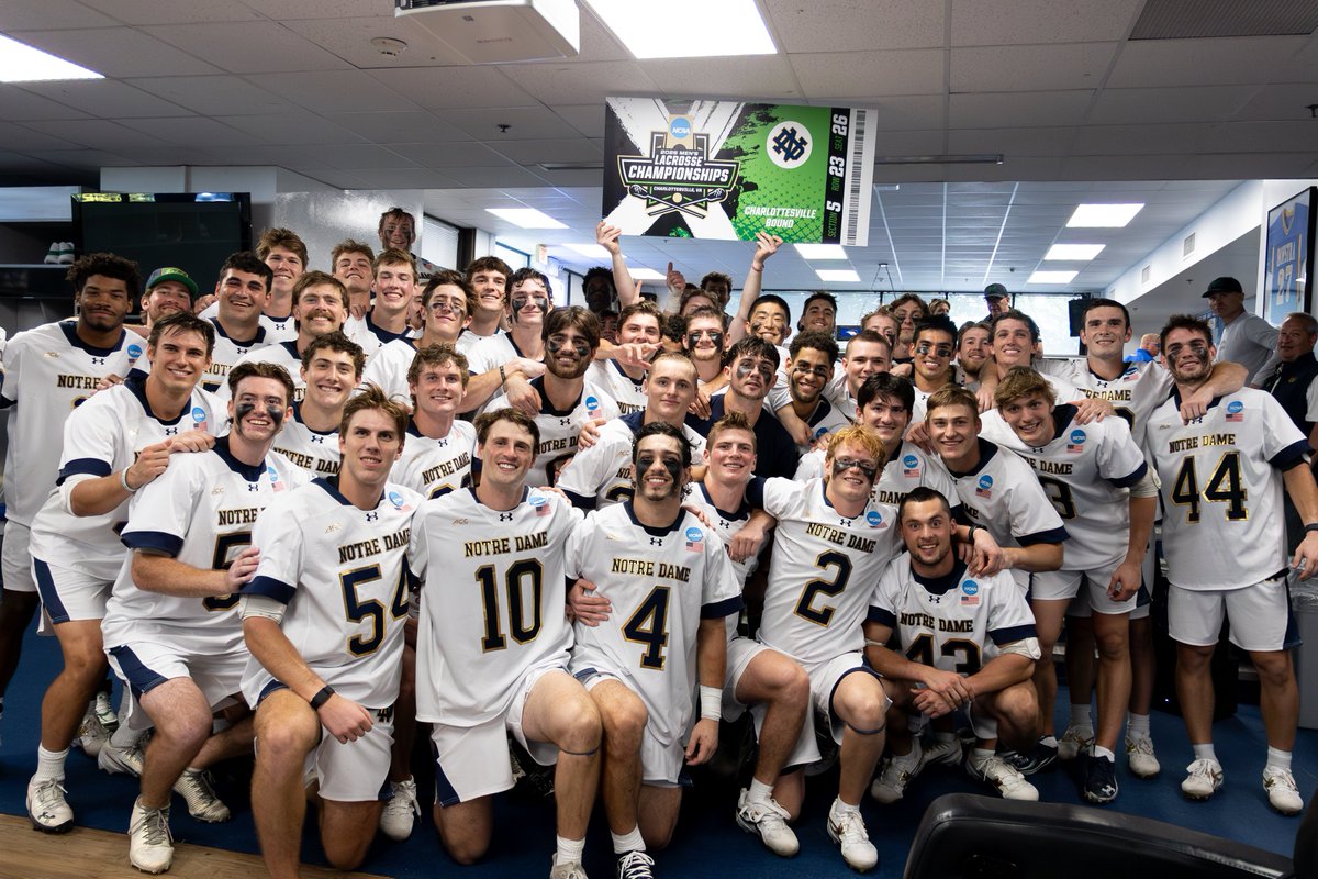 Notre Dame Lacrosse tweet media