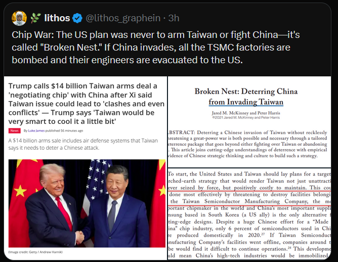 LivingInHarmony's tweet photo. Huawei doesn't need mainland to invade insignificant chokepoint globalized U$ chip ecosystem. It has autonomous supply chains for its future. Military chips depend on old nodes, not new nodes.
DUVi 3D Packaging 
DUVi+NIL
EUV+ future
#FACT #OverHype 
https://t.co/Gm5ufPM0OG https://t.co/kU0B4PvQG2