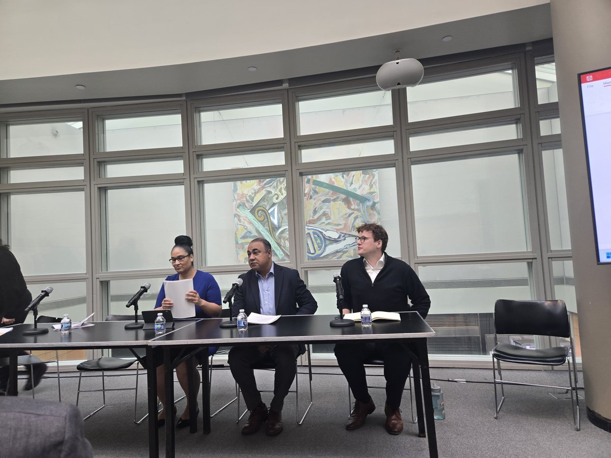 FernandoA's tweet photo. Talking  about Dominican empowerment at @thegraduatecenter - When I entered the  GC political science program, I was clear about the need for more  academic attention to the study of Dominican political mobilization. I  was incredibly lucky to find the best in the field to guide that  process. Yesterday I had a full circle moment participating in  @jhmollenkopf conference on Research and its Transition to New  Leadership. John Mollenkopf legacy and dedication in engaging and  educating those seeiking to understand NYC politics is truly  unparalleled and will have a lasting impact for generations to come. My  participation was based on my forthcoming book Dominican Politican  Rising, which stems from my dissertation carefully guided by Dr.  Mollenkopf. Thank you!
