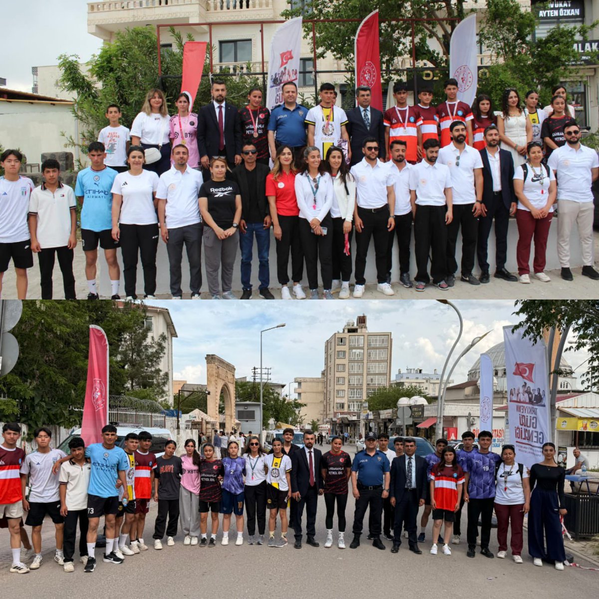 GSB_Sirnak's tweet photo. 📍 İdil

15-21 Mayıs Gençlik Haftası etkinlikleri kapsamında, İlçe Müdürlüğümüz tarafından Gençlik Koşusu Yarışması düzenlendi. 🏃

Büyük heyecan ve kıyasıya mücadeleye sahne olan yarışmanın sonunda dereceye giren sporcularımıza madalya ve hediyeleri takdim edildi.👏🏅 https://t.co/Bw0SsNrfIX