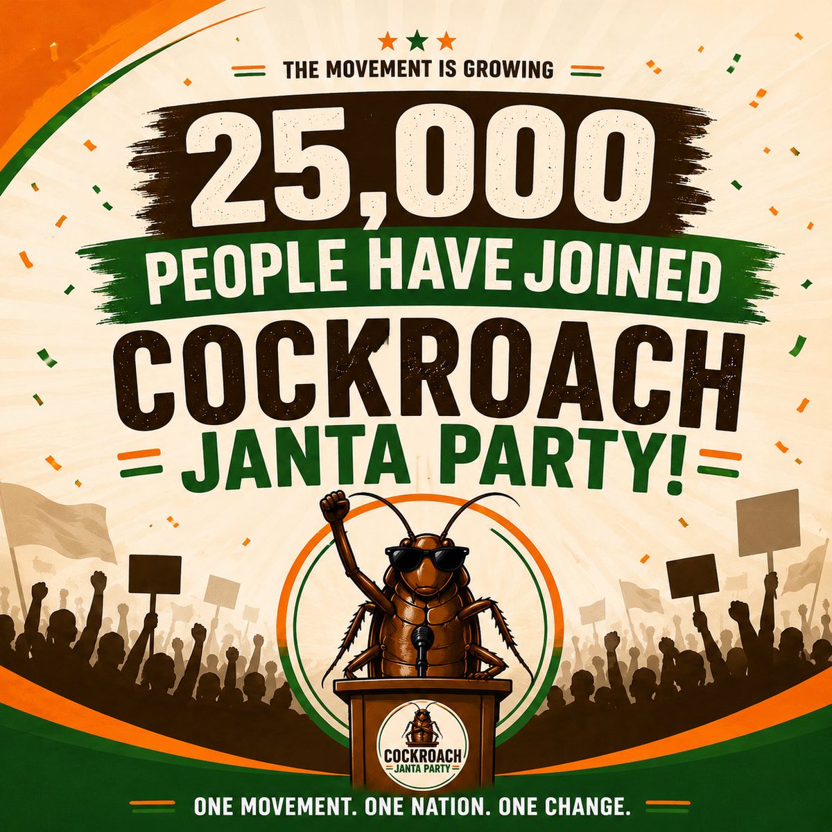 Cockroach Janta Party tweet media