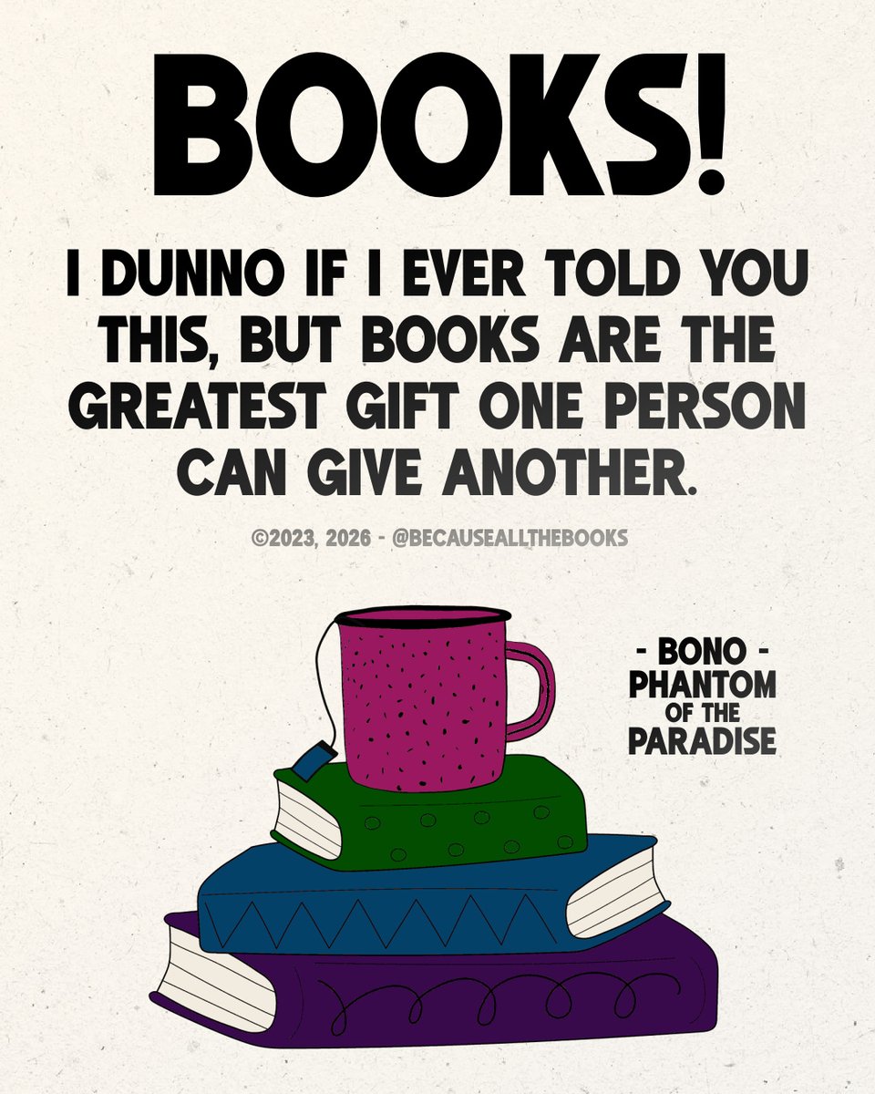 Because all the Books tweet media