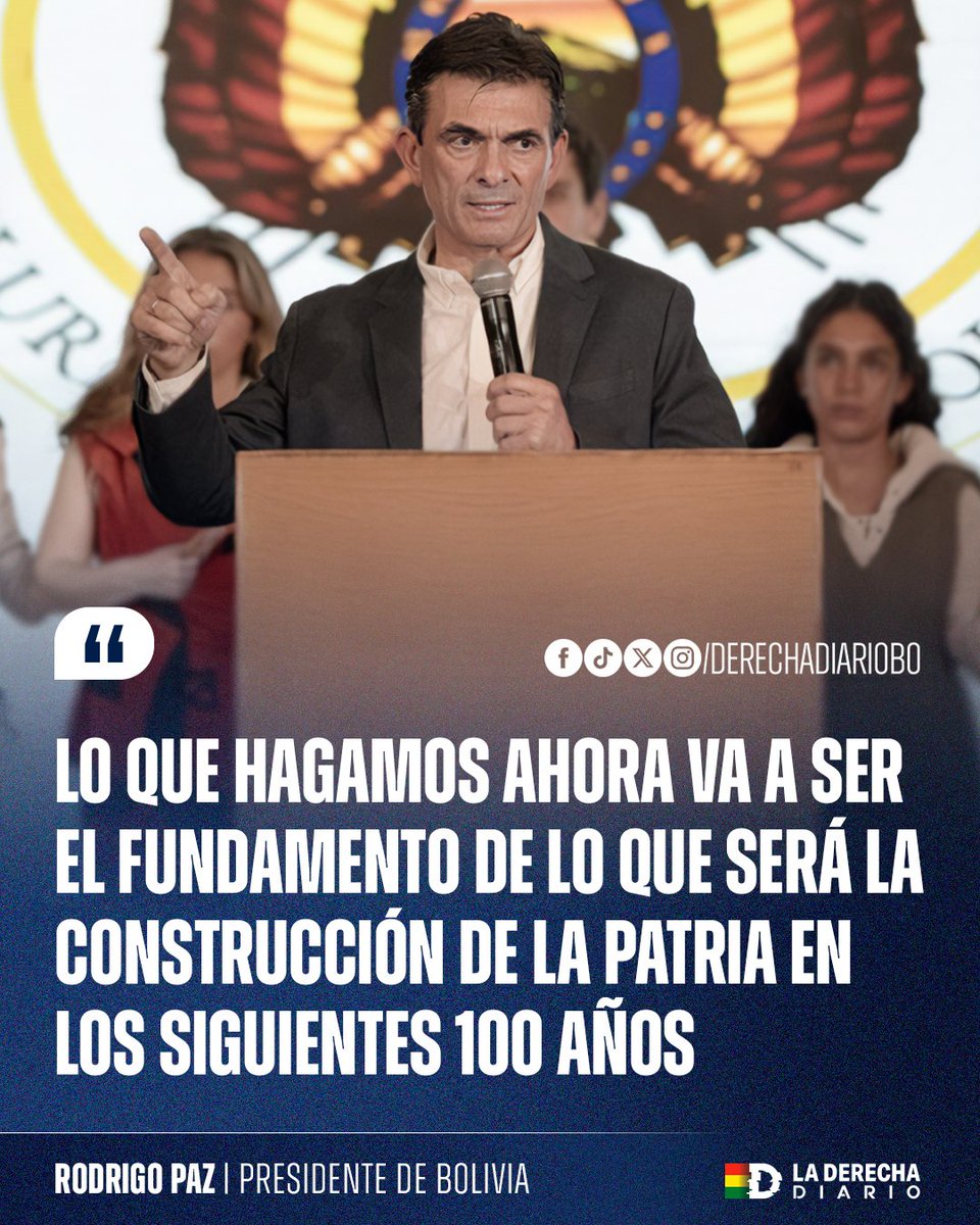 DerechaDiarioBO's tweet photo. 🚨🇧🇴 | HORAS DECISIVAS: En medio de los operativos para frenar a las sanguinarias hordas sindicales del pedófilo Evo Morales —que buscan derrocar al gobierno— se viralizan las palabras del presidente Rodrigo Paz. https://t.co/NtTNHDs4Ju