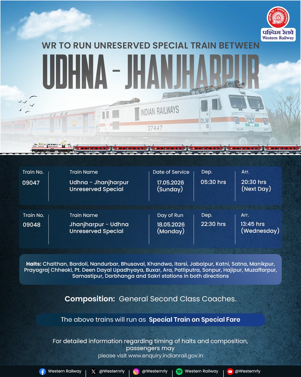 Western Railway tweet media