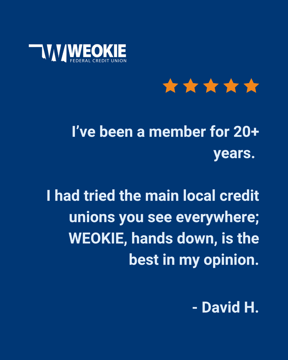 WEOKIE Federal Credit Union tweet media