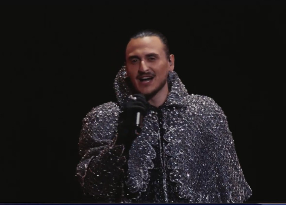 Voreios11's tweet photo. I am Marko from Tropoja  #eurovisiongr https://t.co/QGAz3ClAnd