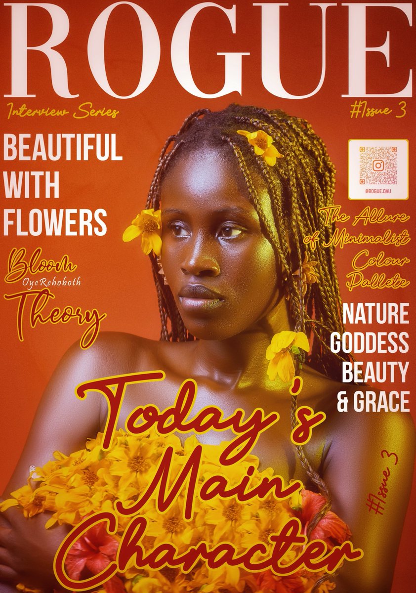 rogueoau's tweet photo. THE ROUGE INTERVIEW SERIES 
ISSUE III : TODAY'S MAIN CHARACTER 

In frame: Damola David
Cover design @_reinaazul 
Magazine design @I_Edison7 
Cc 📸 : @OyeRehoboth11 https://t.co/I3kVo0Pfxu