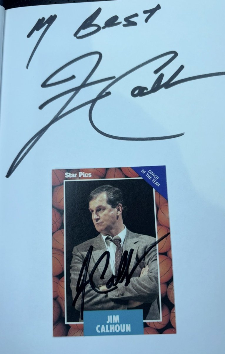 FalFather's tweet photo. @AmoreCourant thank you ๐just an amazing afternoon with you and the ๐ Coach Jim Calhoun. Canโt wait to read More Than A Game! Your reaction to the question about Geno & Jim was priceless. #UConn #CoachCalhoun #Goat ๐๐๐ https://t.co/VaXKemkj1F