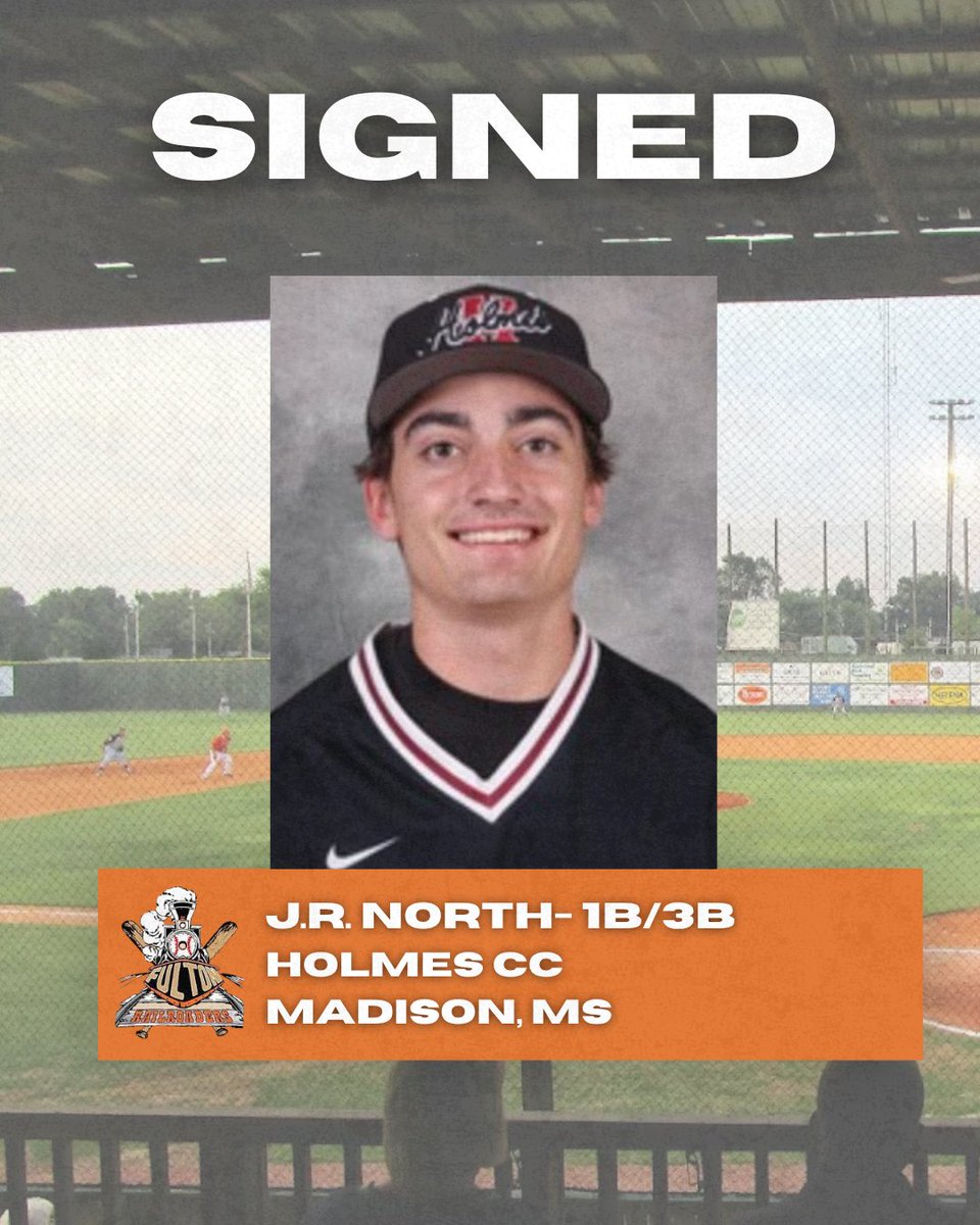 Roadersbaseball's tweet photo. Big welcome to Fulton!

#RollTrain https://t.co/xx2v0u5Vhe