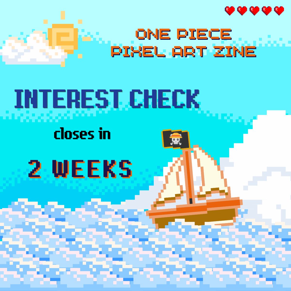 OP Pixel Art Zine tweet media