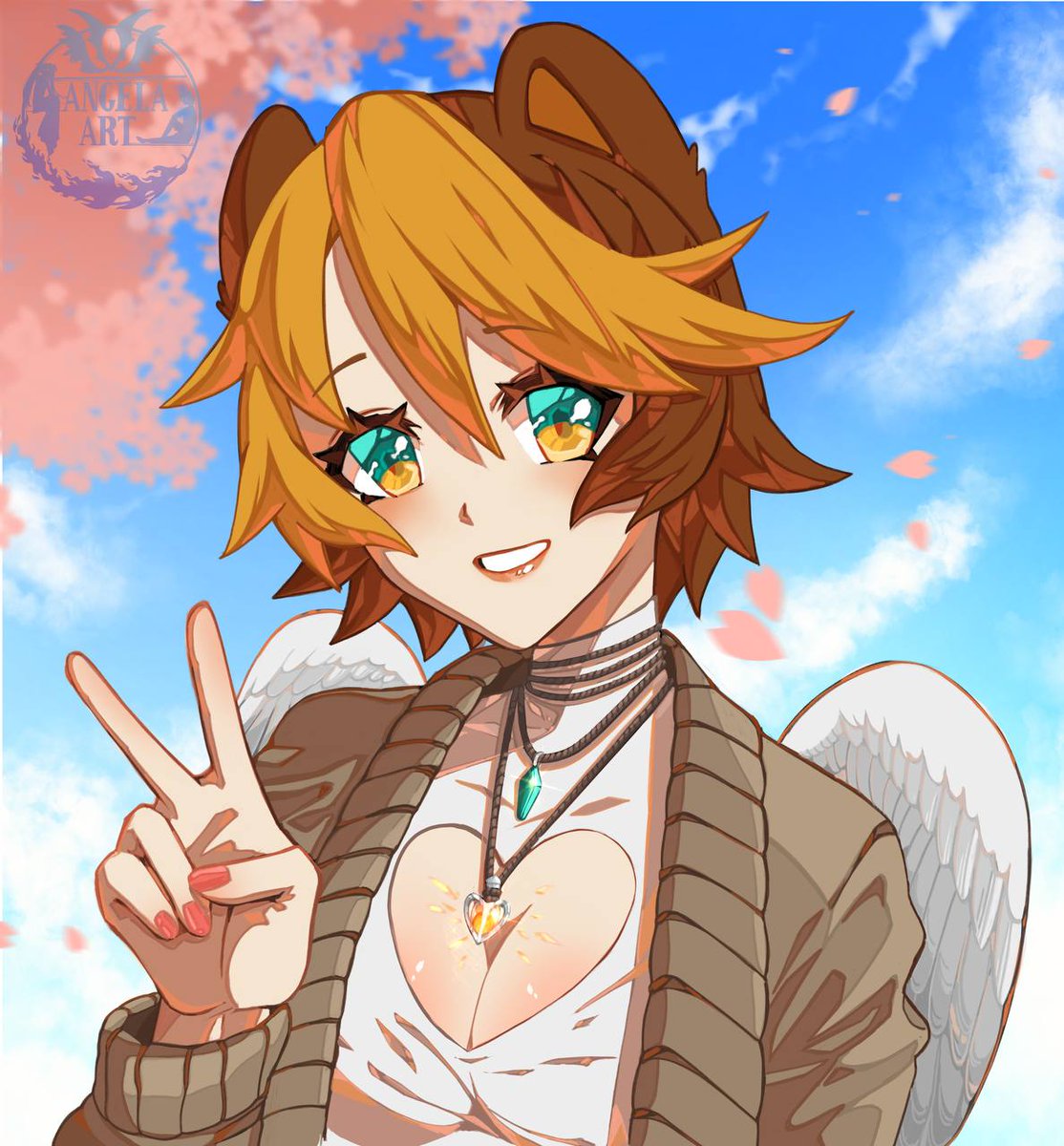 Angela_art94's tweet photo. My OC Angela🌸

#illustration #anime #art #had https://t.co/ZfQi6gA9bV