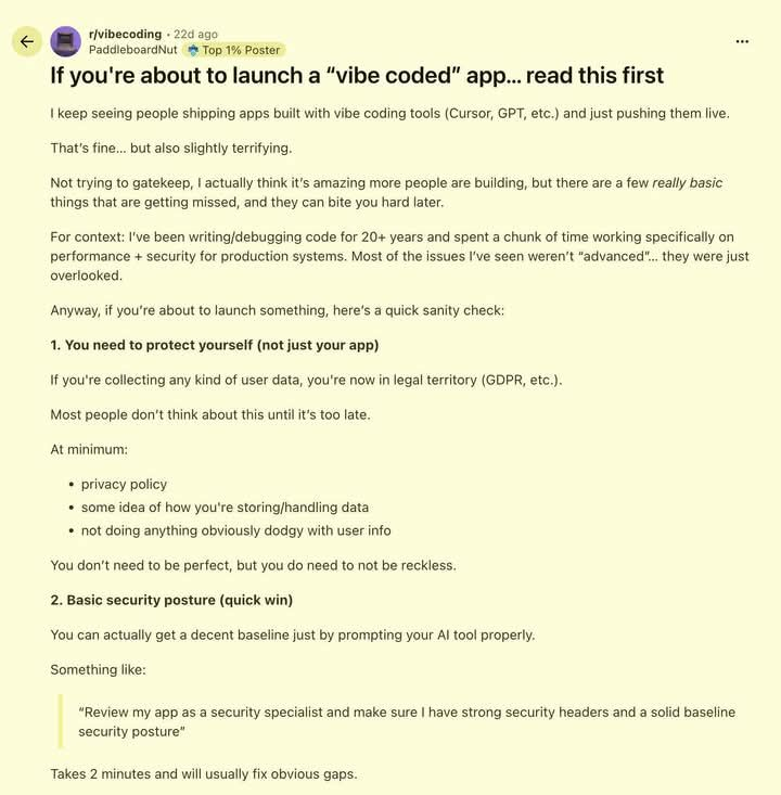 lamb_rafa's tweet photo. Una parte importante del desarrollo y de cualquier producto digital es cuidar la información del usuario. 

Darle importancia a esto, te hace responsable no solo de tu app, sino de tus clientes. https://t.co/BuCYyzaWZA