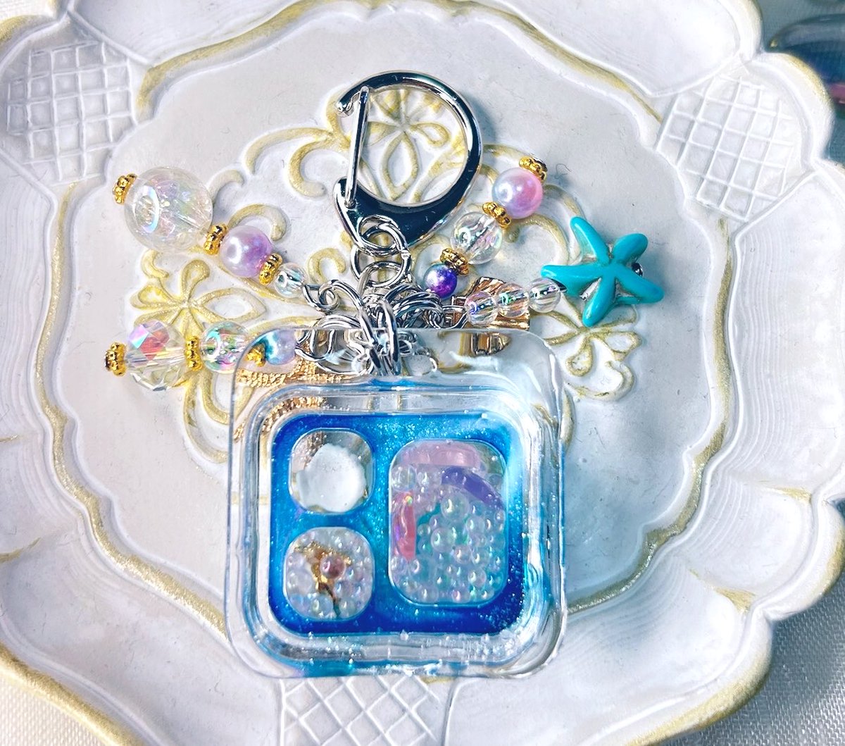 海のパッケージ✨🐚 #ハンドメイド好きさんと繋がりたい #レジン