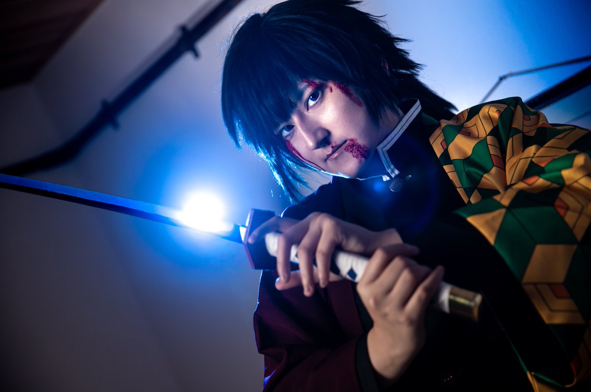 ⚠血糊⚠ [ 鬼滅の刃 / 冨岡義勇 ] ─────────── #コスプレ