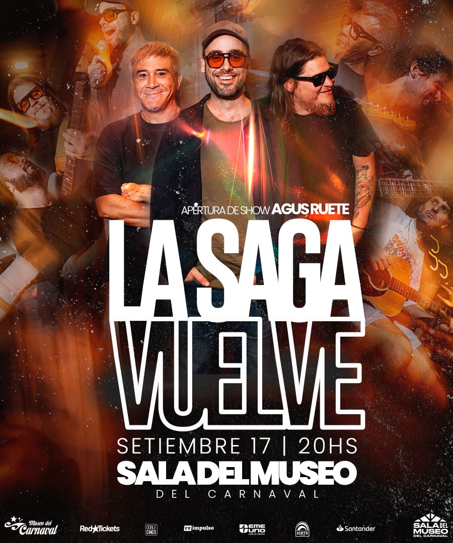 LASAGArock's tweet photo. Hay cosas que nunca se van, y otras que vuelven cuando nadie lo espera. 

17 de Setiembre - La Sala del Museo

Entradas en redtickets

@saladelmuseo https://t.co/Dm4UjmF2nK