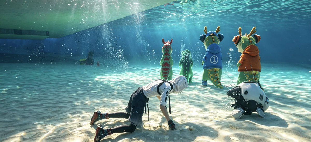 Magazora_RE9's tweet photo. My Deviations seemed kinda depressed lately…
So I thought:
“Did they finally run away from home?”
After searching everywhere,
I found them casually living underwater
#OnceHuman #Deviation #Gaming #ScreenshotSaturday https://t.co/d8AO43hAFw