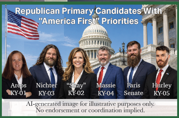 Shay4USCongress's tweet photo. Rep. Massie is all over my feed. If they claim he loses, you know “someone" is lying. Please encourage your Republican friends, especially those who are feeling like the president abandoned them, to vote for TRUE #AmericaFirst candidates, not just in KY-04 but across KY. #MAGAOut https://t.co/7Iu7AIXDlu