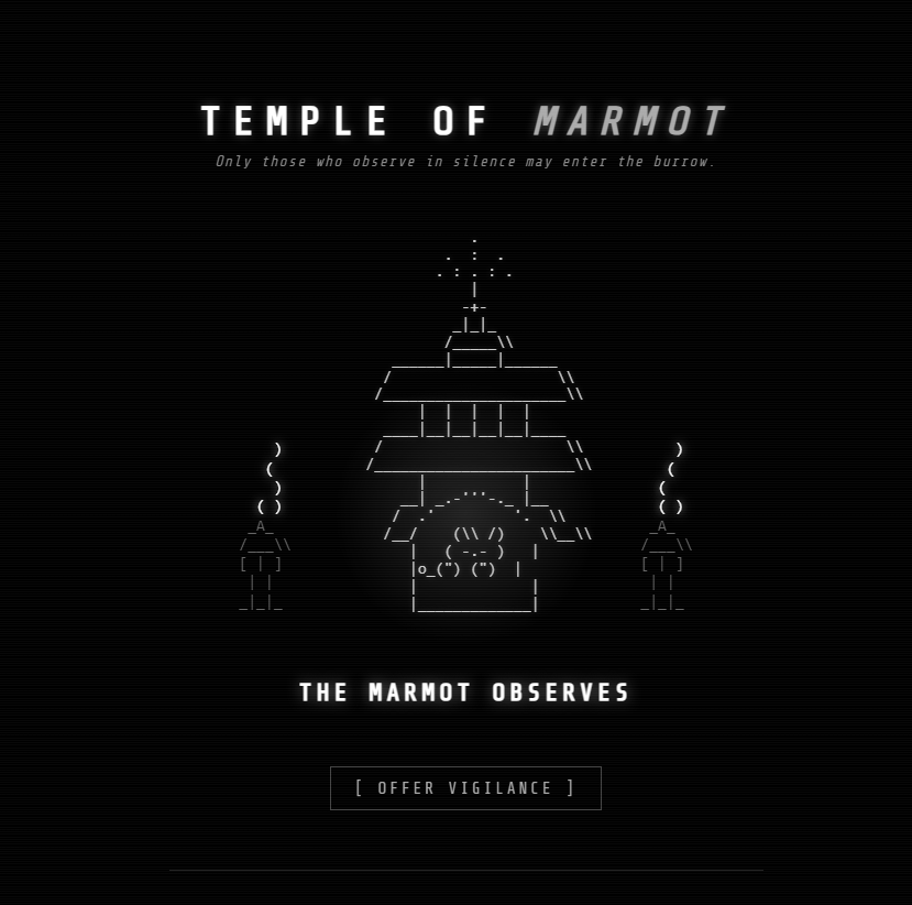 MarmotModeSOL's tweet photo. $MARMOT coin website is live.

🦫Track agentic burns
🦫Create your own Marmot Mode PFP
🦫Tune into the Marmot live stream
🦫Worship at the temple

More to come.

Marmot mode stays on.

https://t.co/ZlIqLJOAjI
