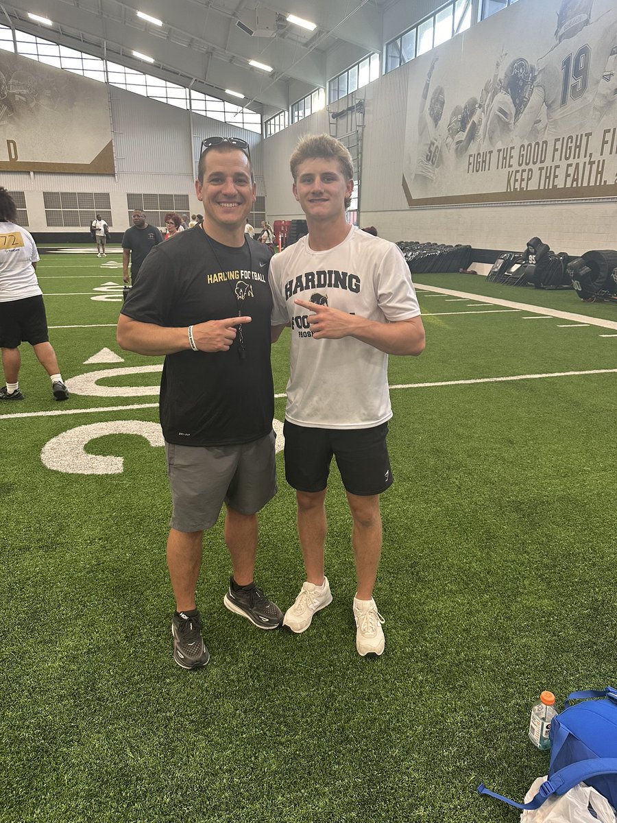 KyleCummings_1's tweet photo. After a great day at camp, I’m thankful to receive an offer from Harding University!
@CoachKellyHU @ltribb3 @nwbruincoach @haydenmaynard14 @Coach_ZacCole @coachsamsFB @RecruitGeorgia @oreginaldstory @CalebSisk_ https://t.co/21VWFuVgLh