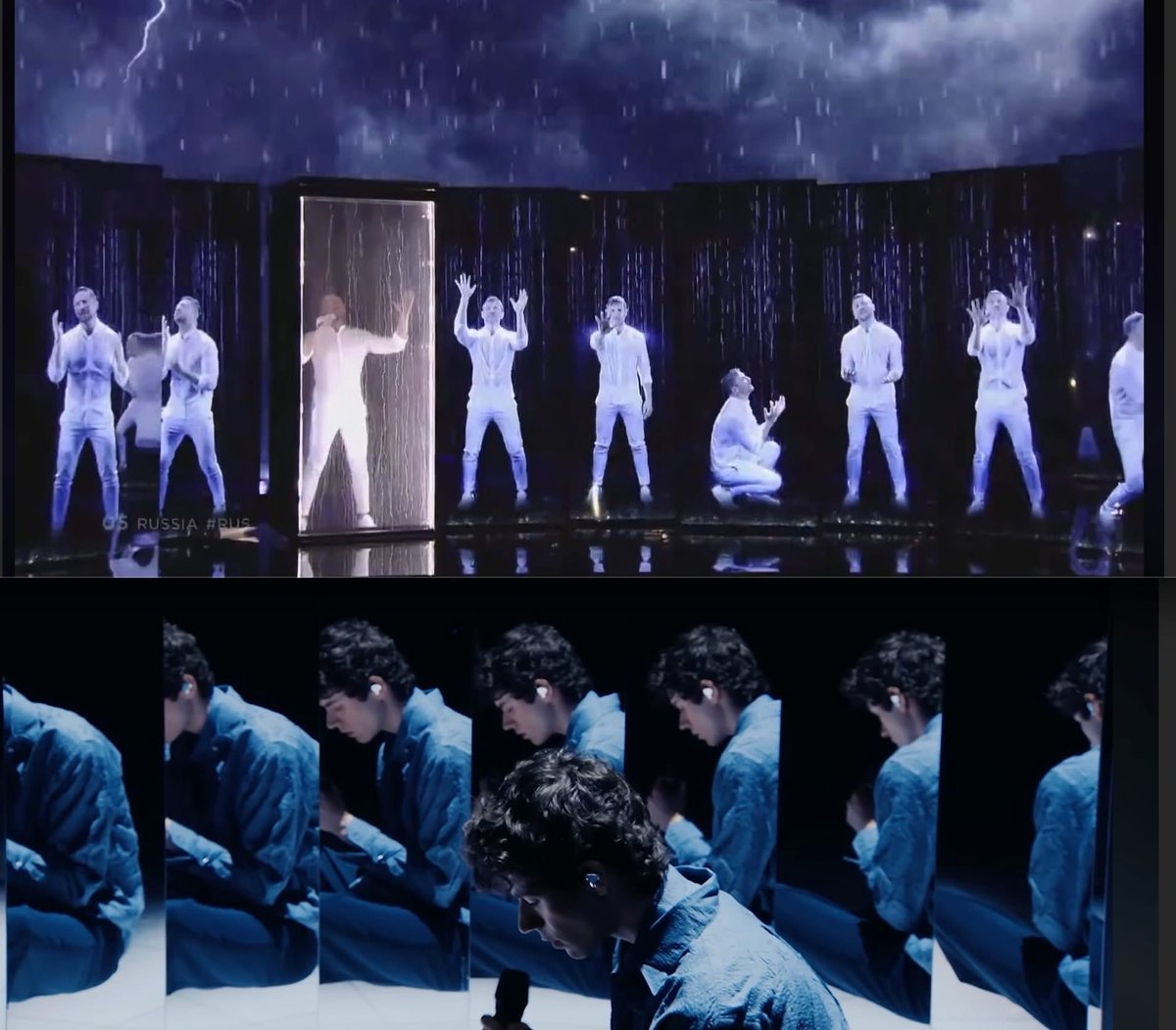 anthoulix's tweet photo. Πολύ original staging φέτος part 1 : ο τσέχος Lazarev #Eurovisión2026 #eurovisiongr #foustanela https://t.co/xTbZUgC8PF
