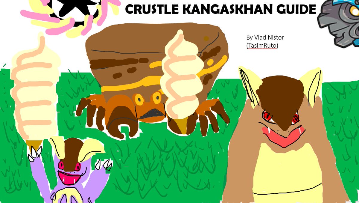 TasimRuto's tweet photo. I made a 5500 words Crustle Kangaskhan guide and it is completely FREE, I just want to spread the Crustle love. The only "price" would be a repost if you decide to check it out and like it. Make sure to reach out if you have any suggestions or questions!

https://t.co/0qcMmlwQPS https://t.co/y6DaSghXaV