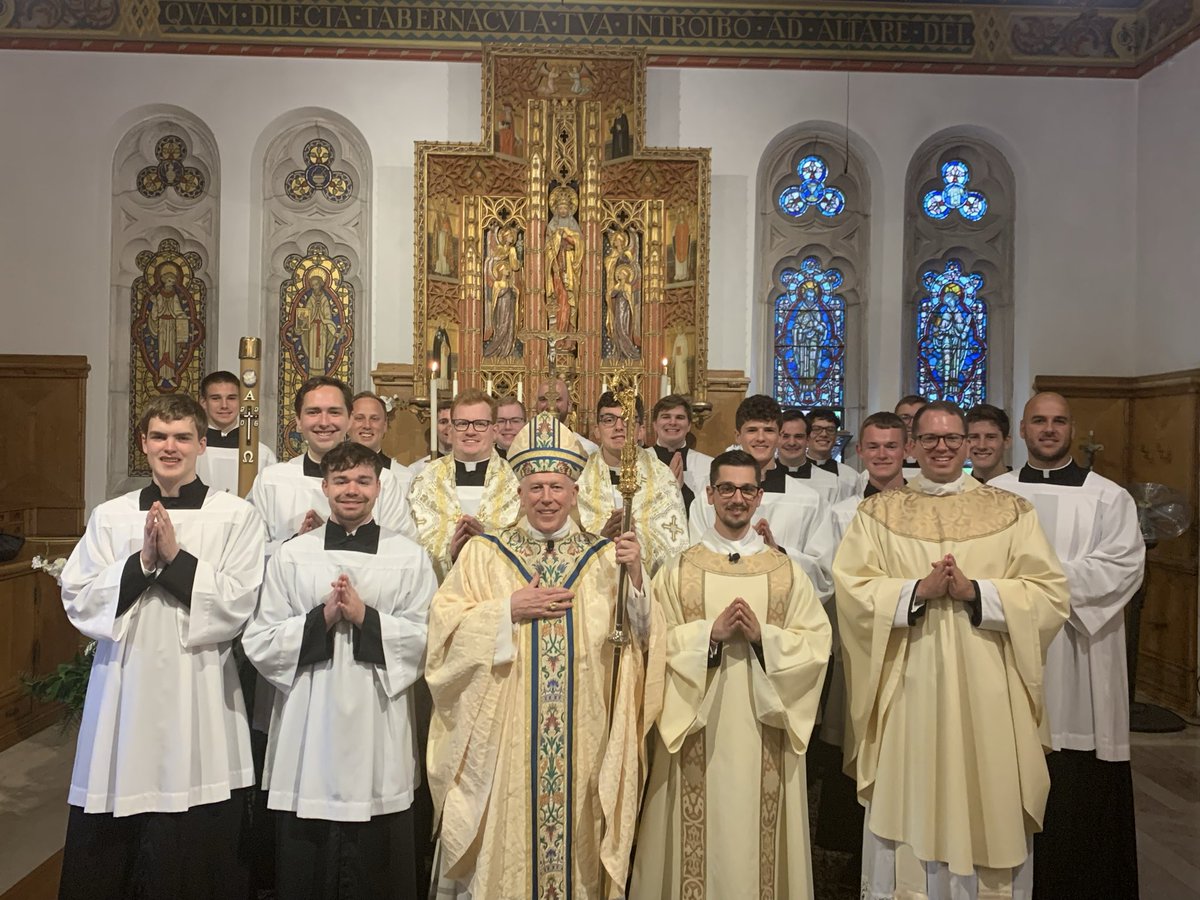 davidkidd2016's tweet photo. Congratulations to Deacon Evan Sekerak who was ordained a transitional deacon today at Rosary Cathedral for the @DioceseToledo !!! https://t.co/uQqyPlq33W