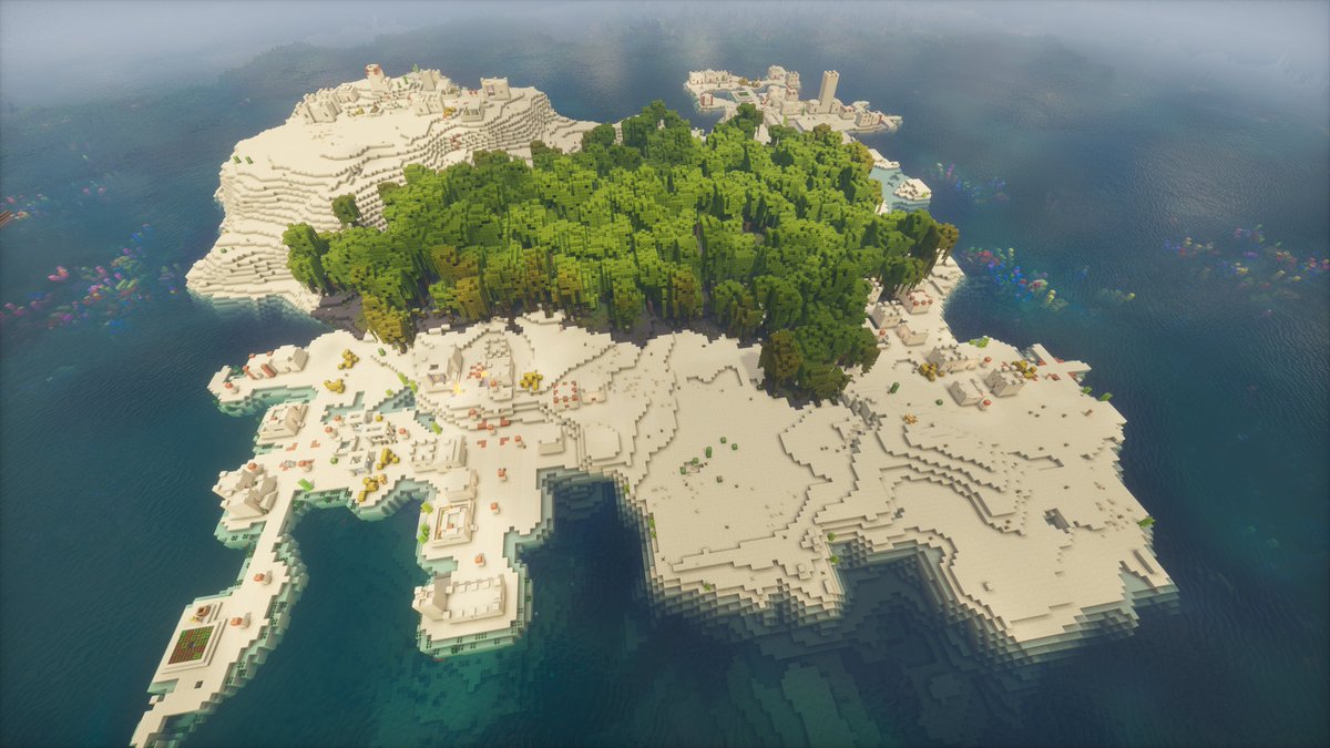 CraftAndChill's tweet photo. I put together a list of more amazing Minecraft Seeds for you! New video up now! 😍 https://t.co/XgtunzW6HW