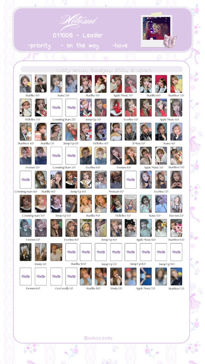 sohapiece's tweet photo. #SayMyName #세이마이네임 Photocard Template

#Hitomi - #히토미 - #Shuie - #슈이 https://t.co/vOJD1IRjtL