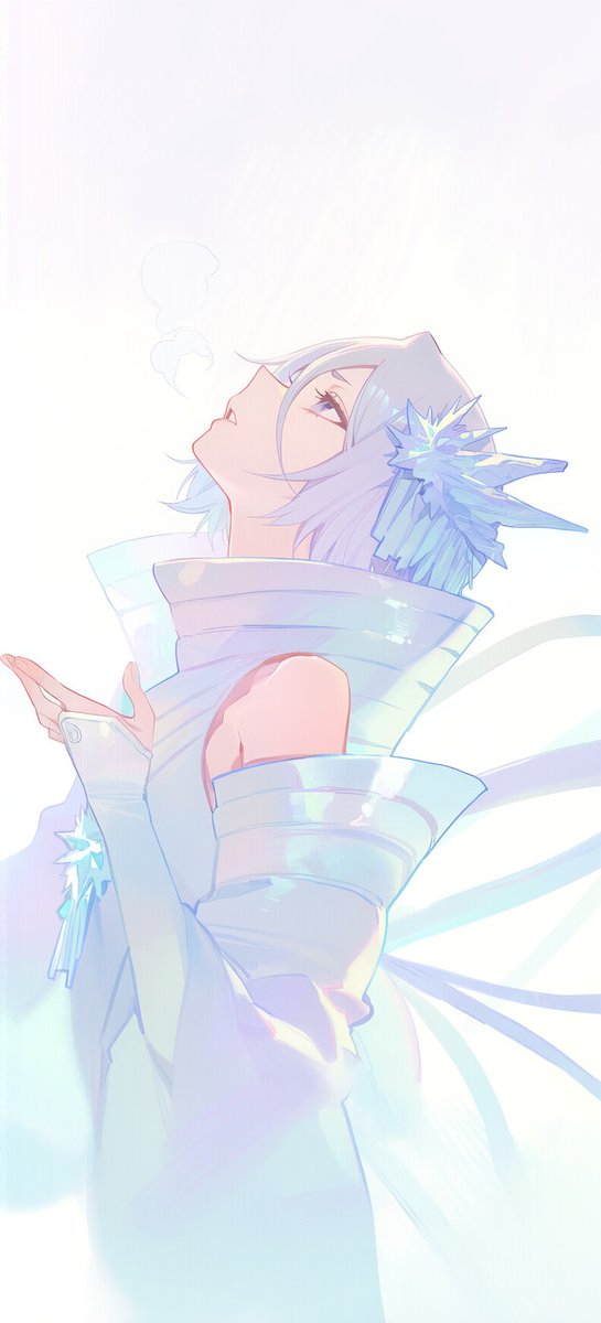 Kuchiki Rukia / 朽木ルキア  
袖白雪 
Requested illustration / リクエスト絵
 (iPhone 15 Plus 壁紙とか) 
