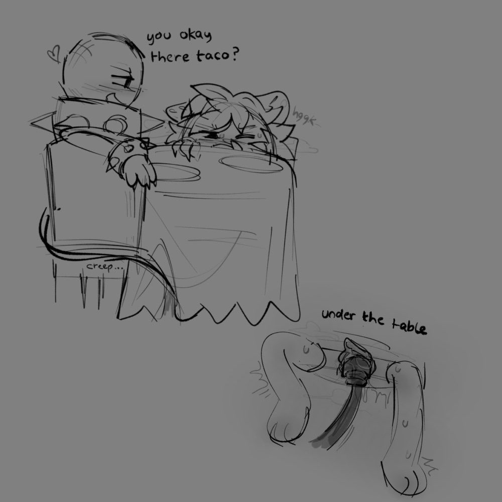 captainkisser's tweet photo. average restaurant date 🌮🎤

#oscnsfw https://t.co/hW5Tqt42LP