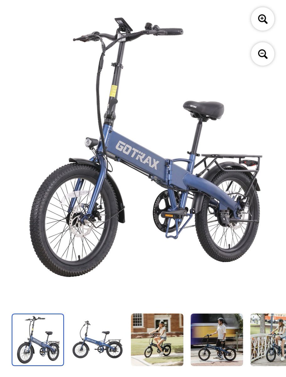 Schimtastic's tweet photo. 🚨 Walmart Bike Flash Deals just went LIVE — up to 50% OFF + free shipping on most items!
Spotted this absolute steal:
GOTRAX 16” Folding EBE1 Adult 

Electric Bike now $400 ($99 off) 🔥
Electric bikes starting at ~$415, folding mountain bikes from ~$230, and 155+ bikes & accessories in the mix. 

Perfect timing before Memorial Day weekend rides!

What’s the best bike upgrade or summer ride you’re eyeing? Drop it below 👇 (or share your own Walmart find!)