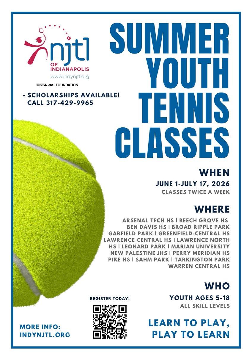 NJTL of Indianapolis 🎾📚 tweet media