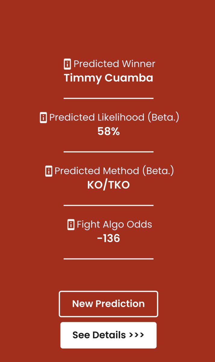 Fight Algorithm UFC Bets tweet media