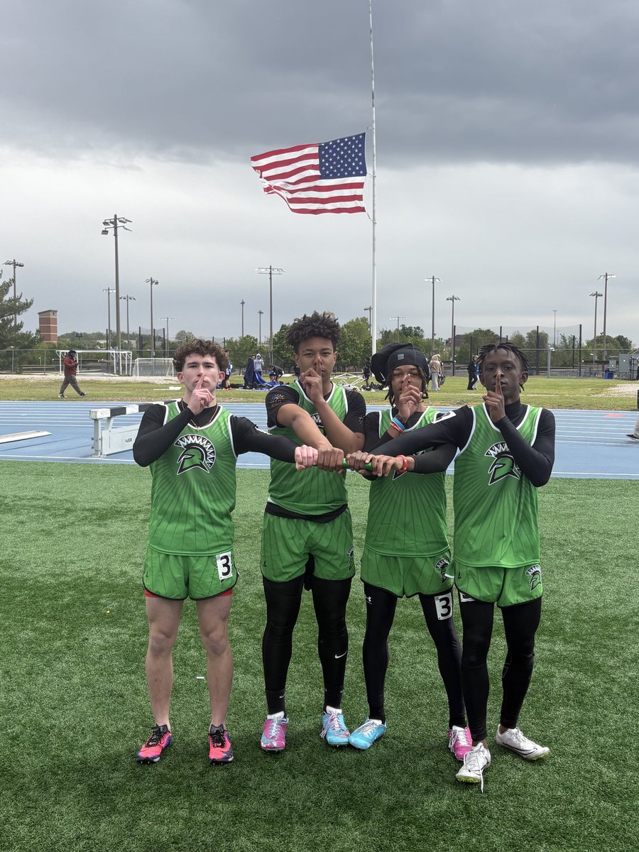 SHJHAthletics's tweet photo. Congratulations to the 8th Grade Boys 4x200M Relay on qualify for state as Sectional Champions🥇 with a time of 1:36.81! GO SPARTANS! 🎟️ 🥊 #Cx3 https://t.co/omoWOWy741