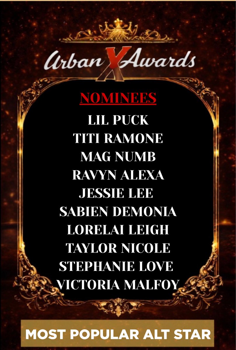The Urban X Awards tweet media