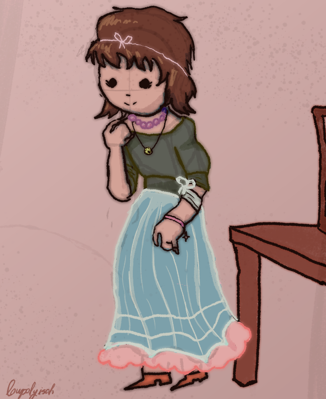 lowpolyisah's tweet photo. recent commission! little victorian child https://t.co/kfZR6o5oCz