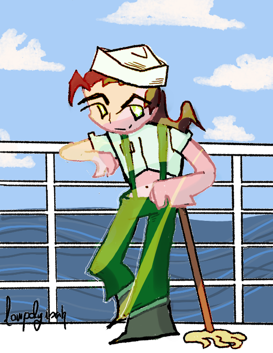 lowpolyisah's tweet photo. decided to give Emilio from 'The Big Kahuna' a new outfit https://t.co/p8qcOw8l7d