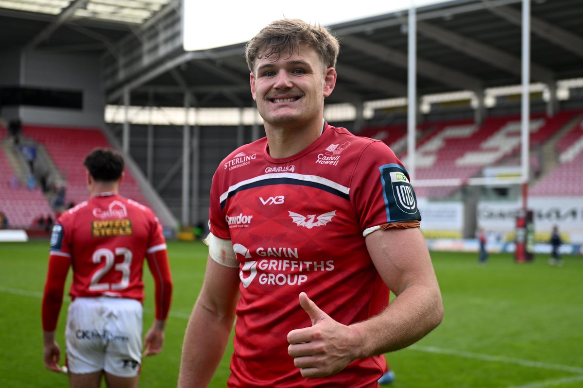 scarlets_rugby's tweet photo. 🥇 What a performance from Taine!

Seren y gêm yn erbyn Dreigiau yn dilyn perfformiad disglair

#YmaOHyd https://t.co/nrRtukhzox