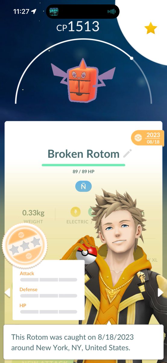 808AlohaMatt's tweet photo. @Clipz616 Not shiny, but I got these two as back to back Rotom encounters https://t.co/aUdwOcPg82