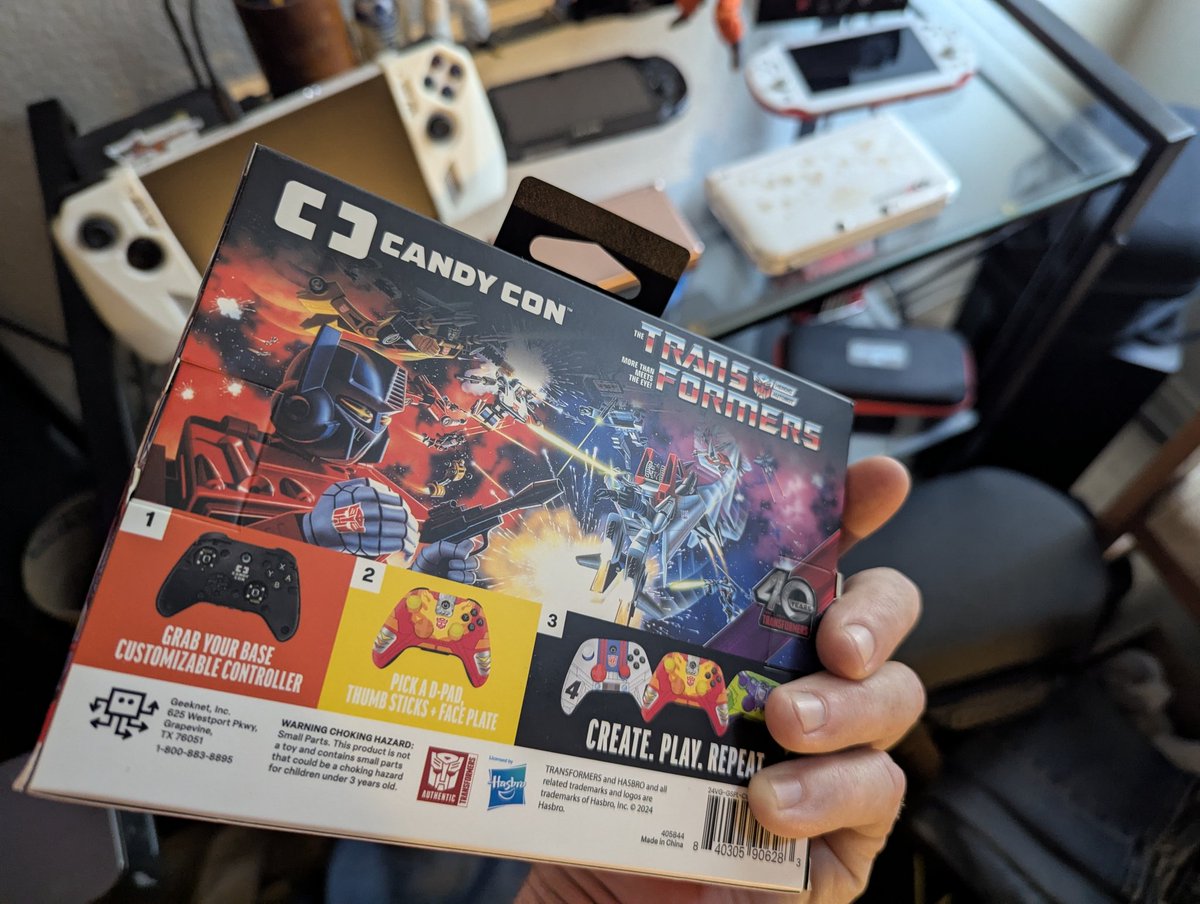 HackInformer's tweet photo. Figured why not give this guy a try and see how it goes. Plus they won me over with this cool 86 Hotrod face plate, + matching thumb sticks and D-Pads.. https://t.co/SqK7Jz3H8B