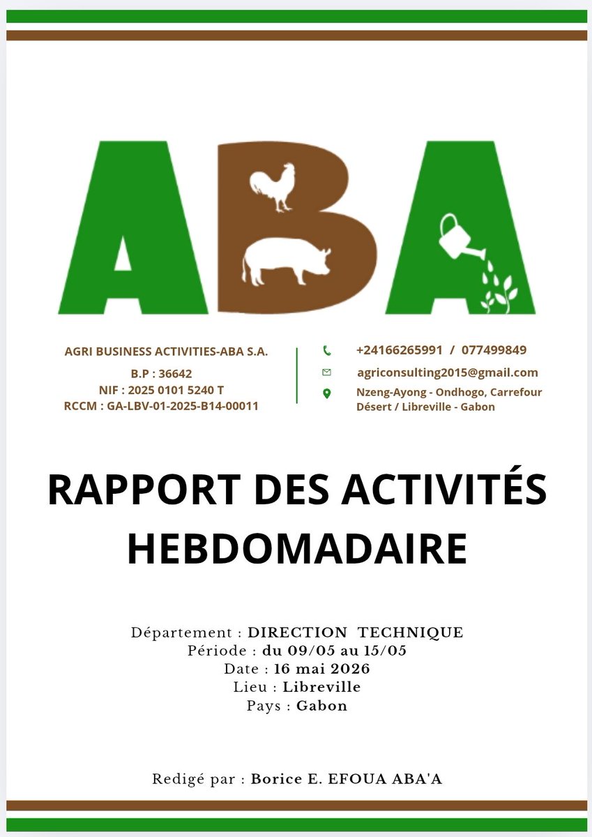 aba_activities's tweet photo. 🟫🟩 [ABA - Activités]

Le suivi et l'évaluation sont les indicateurs de  performance de l'entrepreneur. 
             
Chaîne WhatsApp ABA :    https://t.co/gatJ9HeuG0...​       

Chaîne Tiktok : https://t.co/37c8Y7H1Ma...​

Chaîne Youtube ABA: https://t.co/xqPtCGLIZ4 https://t.co/jc6xBpWOMo