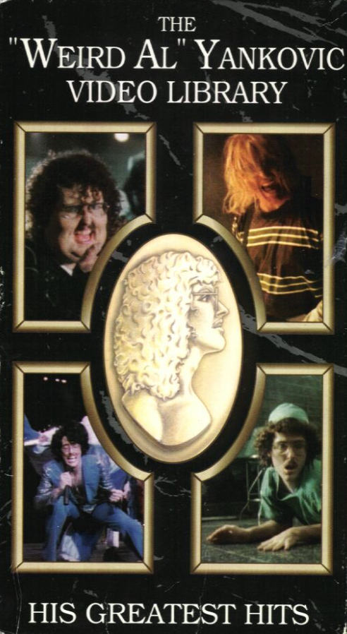 rockhallweird's tweet photo. #TodayInWeirdAlHistory - 1992: The self-explanatory "'Weird Al' Yankovic Video Library: His Greatest Hits" is released on VHS. @alyankovic's first straightforward video collection (as opposed to "The Compleat Al"), it covers almost all of the videos through "Smells Like Nirvana." https://t.co/x2niw8mylk