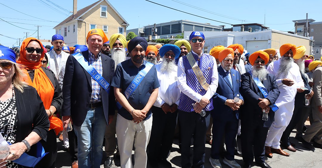 DanReiman's tweet photo. It was great seeing everyone at the 18th Annual Nagar Keertan &amp; Flag Raising! Carteret is proud to be home to one of the largest Sikh communities in New Jersey. Thank you to everyone who came out to celebrate! https://t.co/sjiHukTtj5