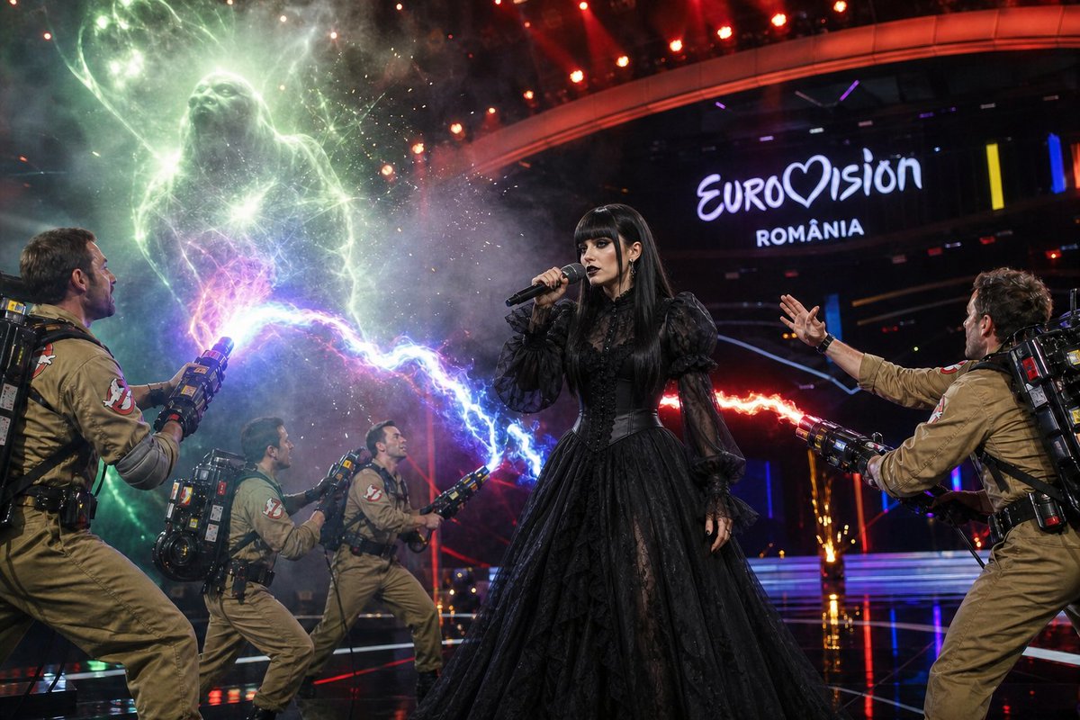 robertpurvis's tweet photo. Romanian Entry #eurovision https://t.co/Z8EyvwHVCh