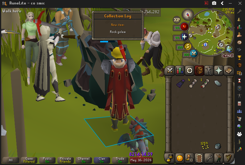 co_smicrs's tweet photo. #7 - Rock golem @ 14,746,282 xp https://t.co/YM7nWiHJyT